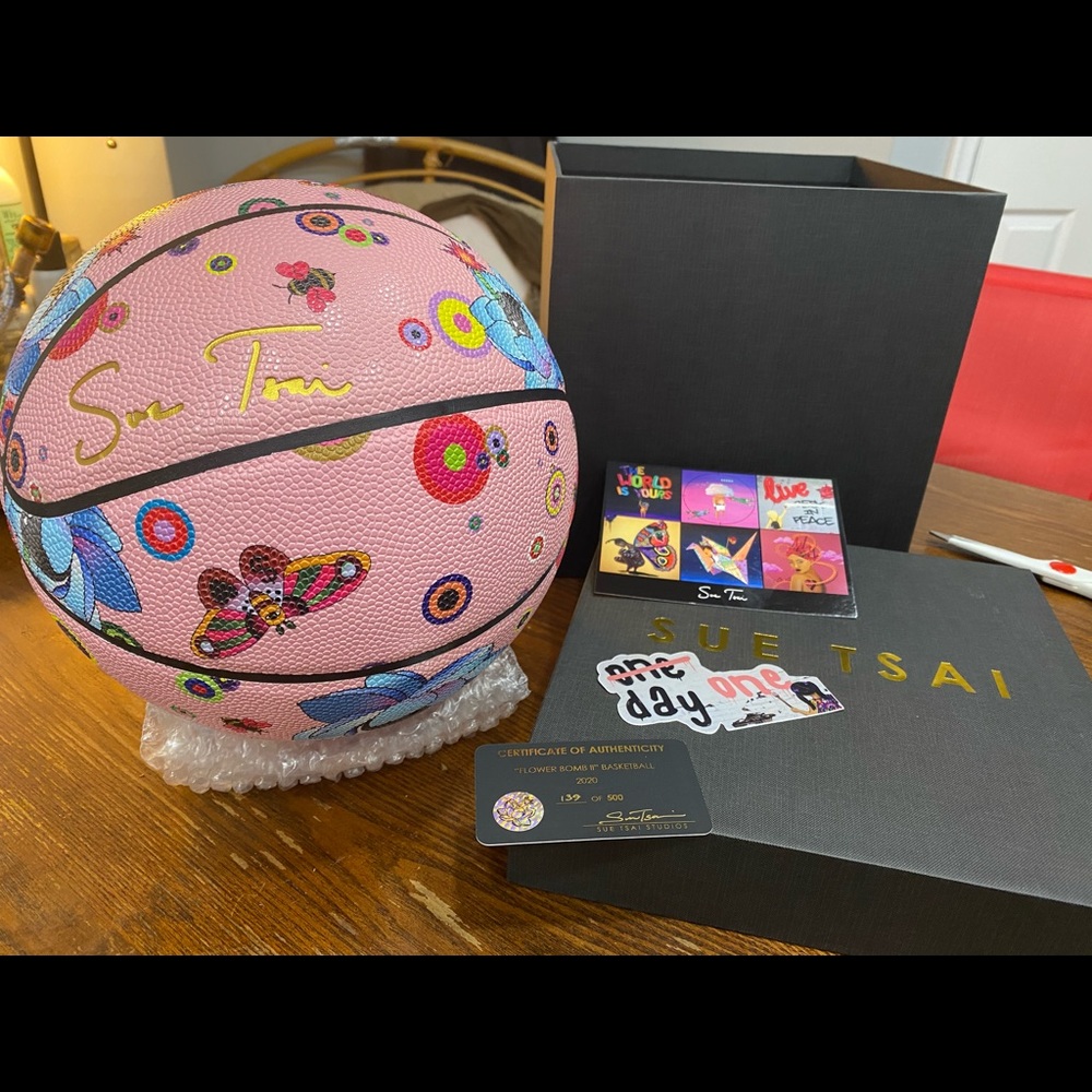 Sue Tsai Cottoncandy Flower Bomb basketball